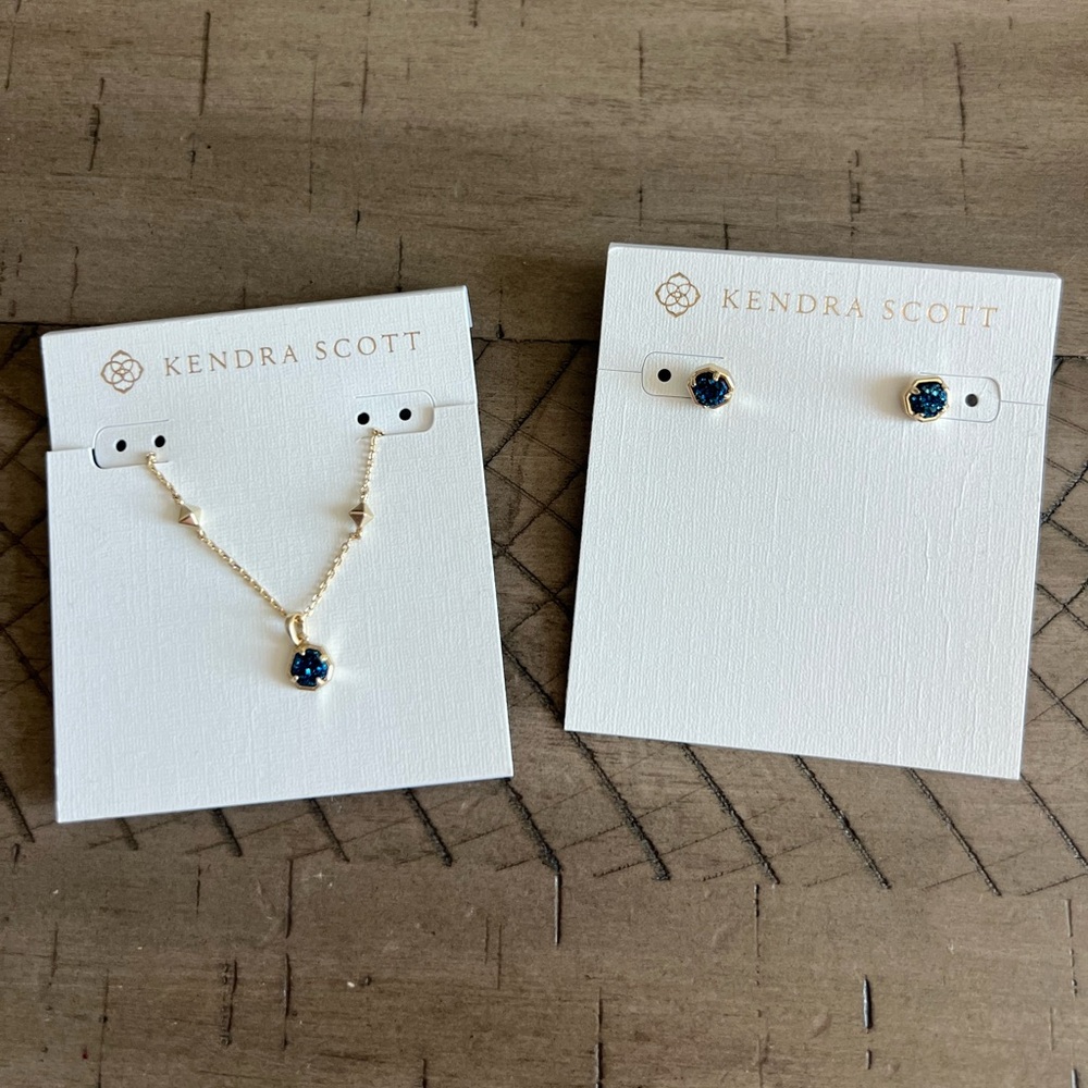 Kendra Scott Nola necklace + earring set